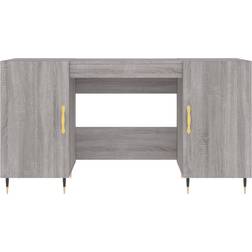 vidaXL 829530 Grey Sonoma Skrivbord 50x140cm