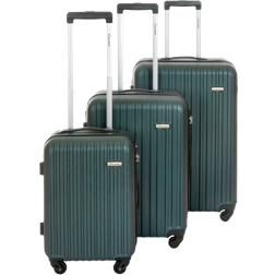Cavalet Rhodos Suitcase 3 delar - Dark Green