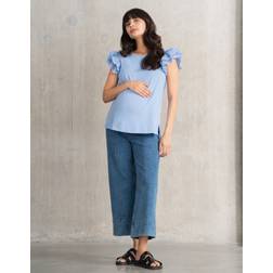 Seraphine Flutter Sleeve Maternity Top