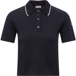 Moncler Short-Sleeve Polo Shirt - Navy