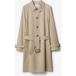 Burberry Long Gabardine Car Coat - Beige