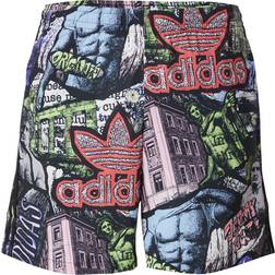 adidas Jeremy Scott AOP Shorts - Lyseblå/Lysegrøn/Lyserød/Sort