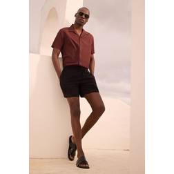 Burton Mens Blend Short Sleeve Resort Shirt - Brown
