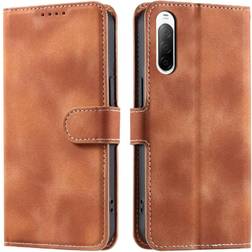 GANGXUN Flip Case for Sony Xperia 10 II Magnetic Wallet Card Slots