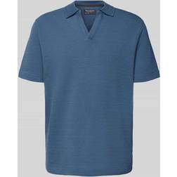 Marc O'Polo Poloshirt Regular Fit Baumwoll-Elasthan-Mix - Blau