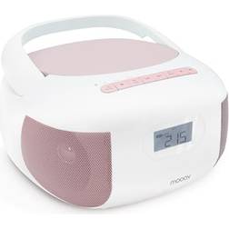 MOOOV Metronic Eden Bluetooth Bärbar CD Spelare Rosa