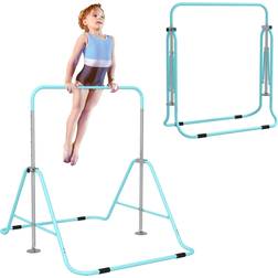 Homcom Kids Gymnastic Bar with Adjustable Height