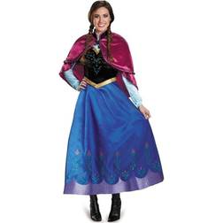 Fyndiq Voksen Prinsesse Anna Kostyme Eventyrlig Cosplay Maskeraddrøyt