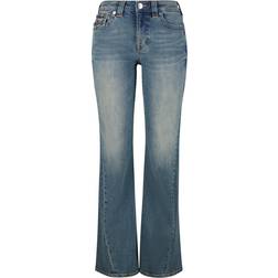 True Religion Becca Mr Boot Cut Flap Kvinde Lapis Light Jeans - Str 29