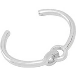 Steve Madden Interlock Ring Cuff Bracelet - Mid Grey