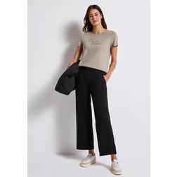 Street One Frauen T-Shirt mit Print - Beige