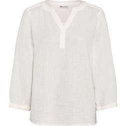 Street One Bluse Split-Neck - Weiß