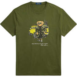 Polo Ralph Lauren Classic Fit Polo Bear Jersey T-shirt - New Olive Defender B