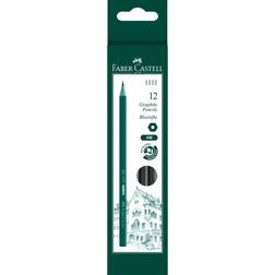 Faber-Castell 1111 Bleistifte HB schwarz 12 Stück