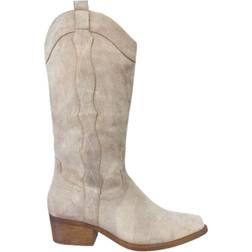 Klædeskabet Pauline Cowboy Boots - Beige