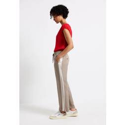 Street One Frauen Straight Leg Hose - Beige
