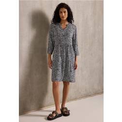 Street One Gemustertes Tunika-Kleid - Blau