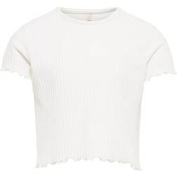 Kids Only Nella ribbed shirt T-Shirt lilac