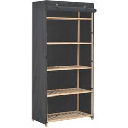 vidaXL 248191 Grey Wardrobe 79x170cm