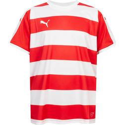 Puma Kid's Liga Hooped Jersey - Puma Red/Puma White