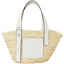 Loewe Small Basket Bag - Natural/White