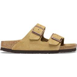 Birkenstock Arizona Suede Leather - Latte Cream