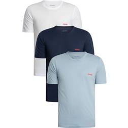 HUGO 3er-Set T-Shirt - Weiß/Hellblau/Dunkelblau