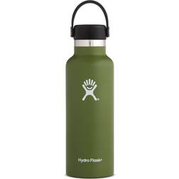 Hydro Flask Standard Mouth Flex Olive Water Bottle 0.532L