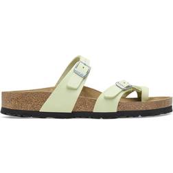 Birkenstock Mayari Nubuck Leather - Faded Lime