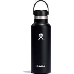 Hydro Flask Standard Mouth Flex Black Vattenflaska 0.532L