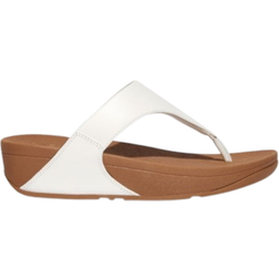 Fitflop Lulu Läder Tåpost Stringsandaler - Vit Urban Vit