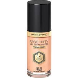 Max Factor Facefinity All Day Flawless 3 in 1 Foundation SPF20 #45 Warm Almond