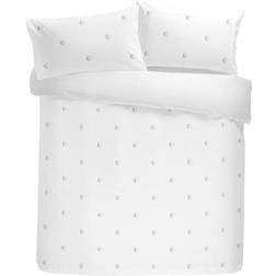 Appletree Dot Garden Duvet Cover White (200x200cm)