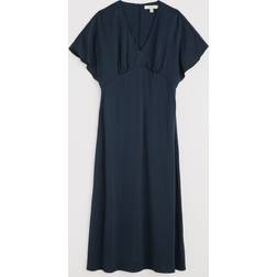 Seasalt Cornwall Evenglow Satin Dress - Maritime