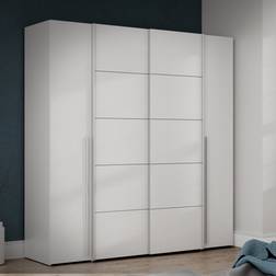 Zipcode Design Debarr 4 Door Sliding 210 cm H x 200.1 cm W x 61.2 cm D Wardrobe
