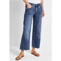 Street One Frauen Wide Leg Jeans - Blau