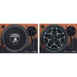 Technics SL-1200M7B Limited Edition Lamborghini DJ Turntable Orange Pair