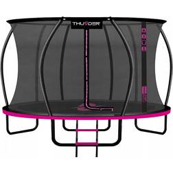 Thunder Trampolino Da Giardino Per Bambini Inside Ultra 12ft 366cm Rosa