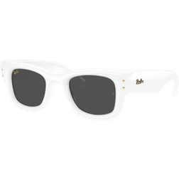 Ray-Ban Wayfarer Puffer Solglasögon Vit Montura Svart