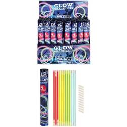 Henbrandt Tube Of Glow Funky Bracelets 12 Pack