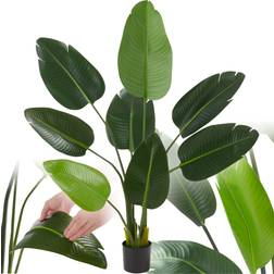 tectake Bird Of Paradise Tree Tropic 120 cm Artificial Plant