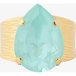 Caroline Svedbom Classic Drop Ring Soft Mint - Guld
