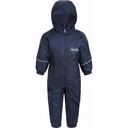 Regatta Kid's Splosh III Waterproof Puddle Suit - Navy Blue