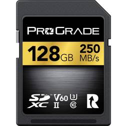 ProGrade Digital SDXC Class 10 UHS-II U3 V60 130MB/s/250MB/s 128GB