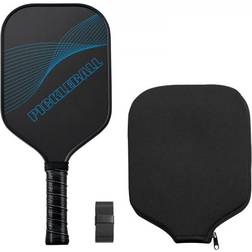 VEVOR Pro Carbon Fiber Pickleball Paddle Honeycomb Core Racket Blue