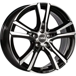 DBV Andorra Gloss Polished Black 6.5X16 5/114 ET40