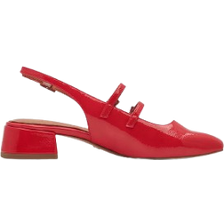 Tamaris Sling Pumps - Red