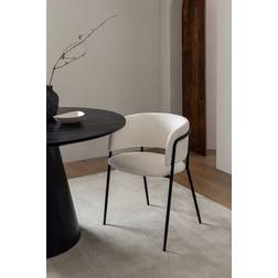 Sklum Nalon White Lamb/Black Silla de Cocina 75cm 2pcs