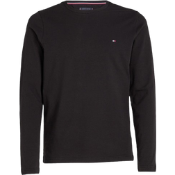 Tommy Hilfiger Stretch Slim Fit Long Sleeve Tee - Black