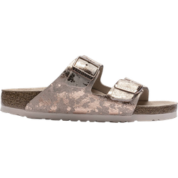 Birkenstock Arizona Suede Leather - Pink/Vintage Metallic Rose Copper